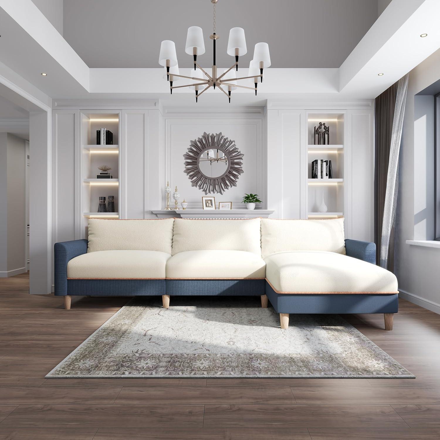 Our Take on the Modern Modular L-Shaped Beige Sectional Sofa