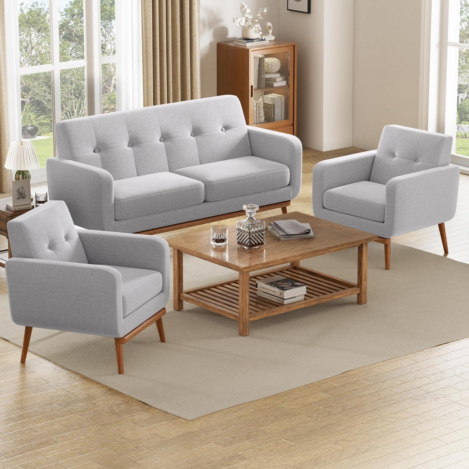Our Honest Take on the HUIMO Tufted Sofa Set: Style Meets Function