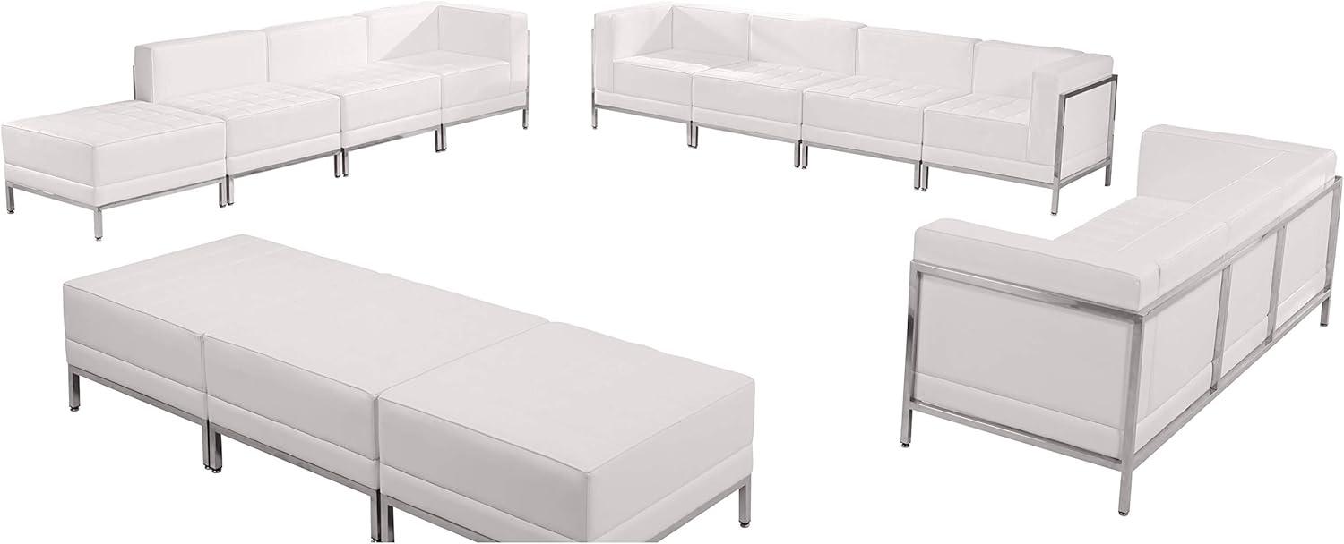 Our Take on the Flash Furniture HERCULES White LeatherSoft Sofa Set