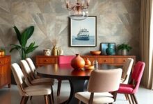 23 Stylish Ways to Elevate Your Retro Dining Room with Mismatched Vintage Chairs