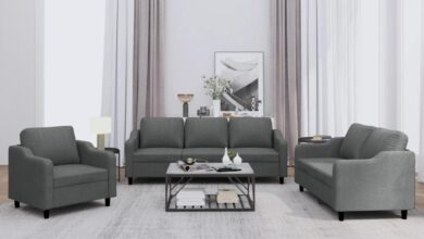 Our Honest Take on the Dark Gray 3-Piece Sofa Set with Cushions