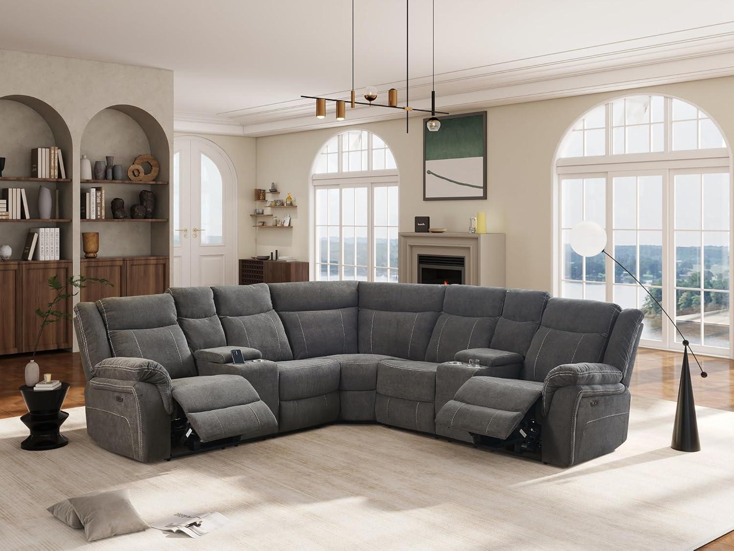 Our Balanced Take on the Power Reclining Sectional Sofa Set