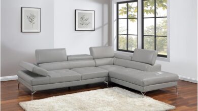 Our Honest Take on the Stylish 2-Piece Faux Leather Sectional Set