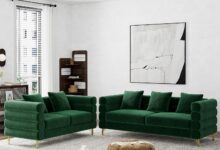 Our Take on the Emerald Velvet Sofa & Loveseat Set: Comfort Meets Style
