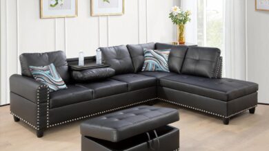 Our Honest Take on the Leather Sectional Sofa with Storage & Cup Holders