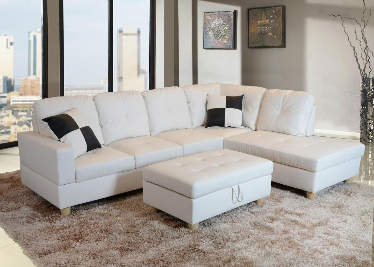 Our Take on the Beverly Fine Russes White Sectional Sofa Set