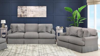 Our Honest Take on Maykoosh Gray Slipcovered Sofa Set