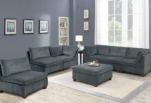 Our Take on the Gray Chenille 7-Piece Modular Sectional Sofa Set