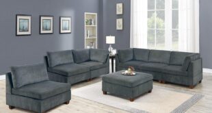 Our Take on the Gray Chenille 7-Piece Modular Sectional Sofa Set