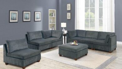 Our Take on the Gray Chenille 7-Piece Modular Sectional Sofa Set