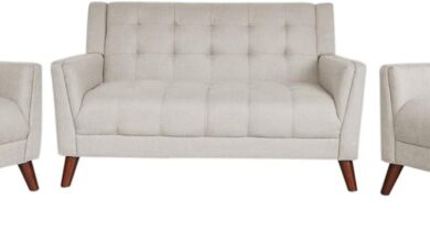 How Our Living Room Transformed with Evelyn Mid-Century Set