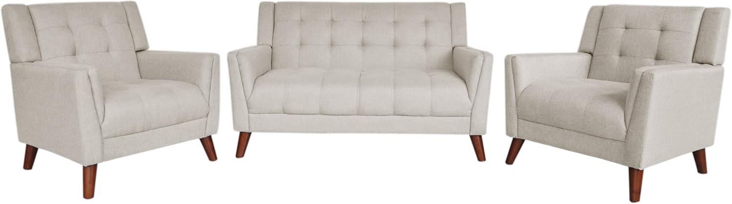 How Our Living Room Transformed with Evelyn Mid-Century Set