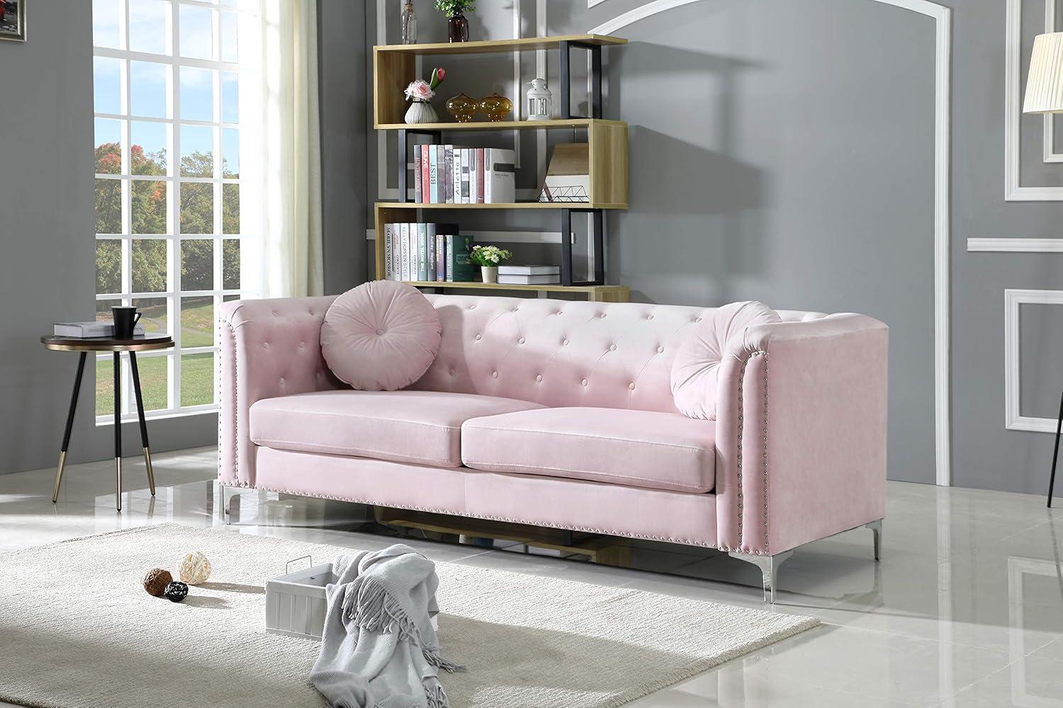 How We Loved the Stylish, Space-Saving Pink Sofa Set For Our Home