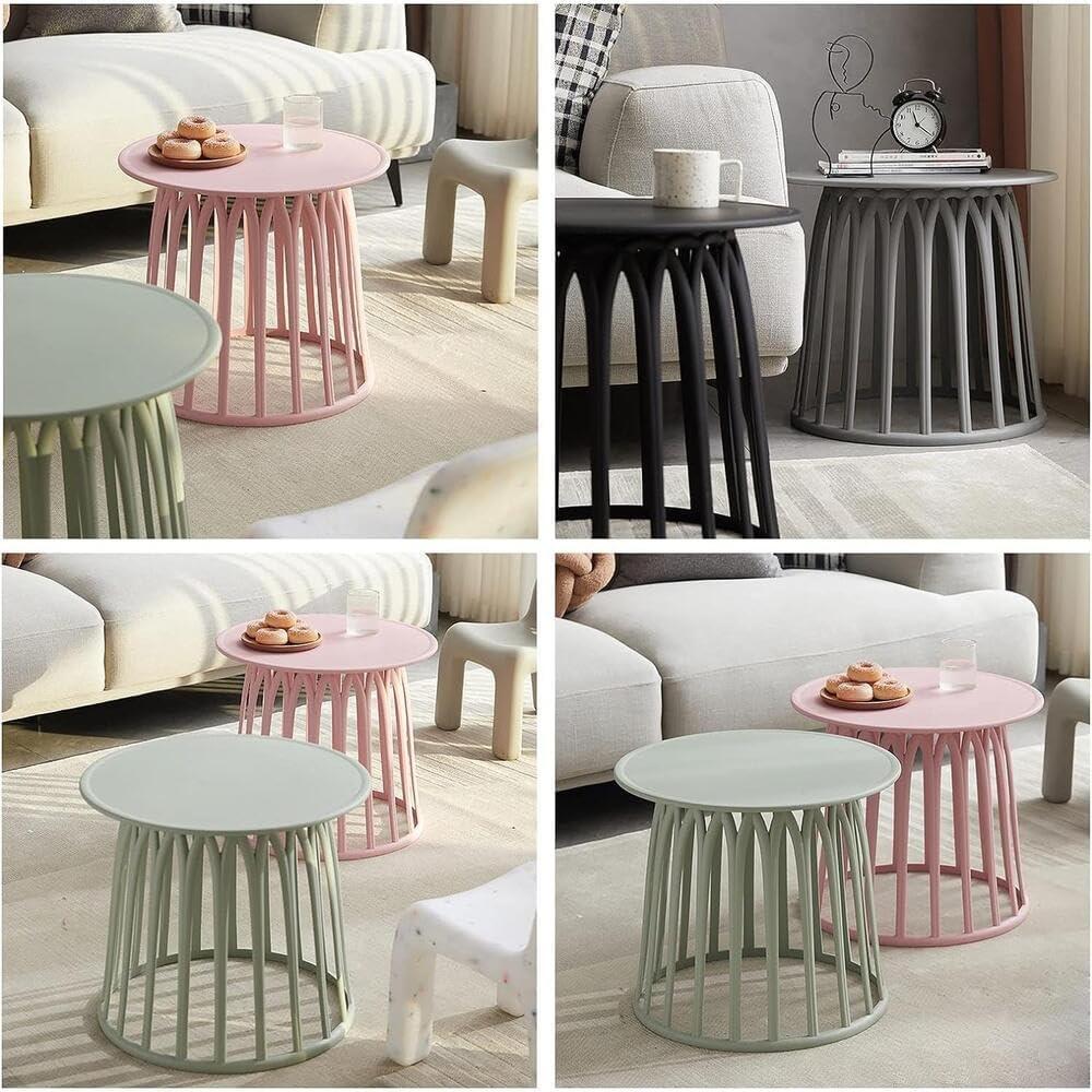 Why We Love our Modern Round Pink Coffee Table: stylish & Sturdy