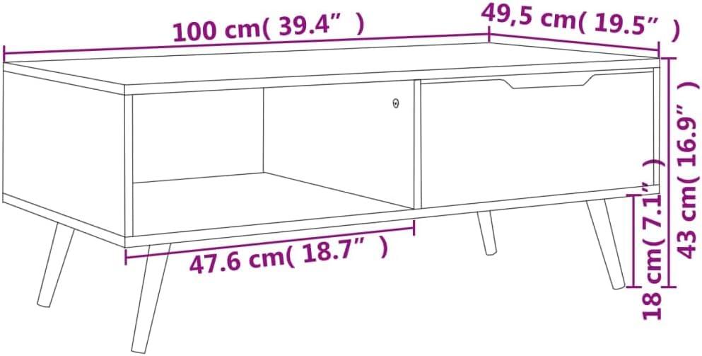 our Take on the vidaXL Scandinavian coffee Table: Stylish & Practical