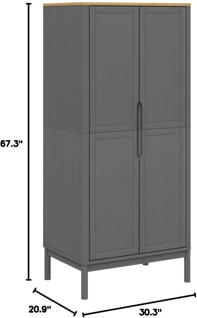 Our Honest Take:​ The ⁢Sturdy & Stylish Floro Gray Pine Wardrobe