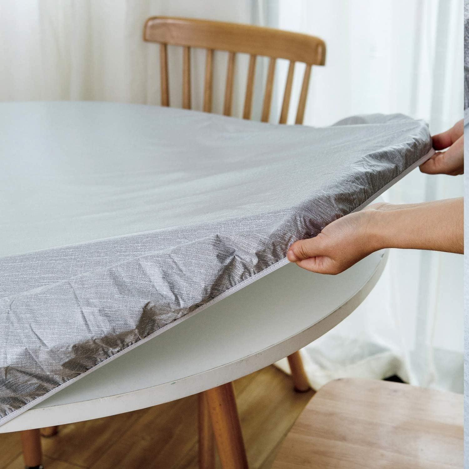 Our honest Take: Marble Round Table Cloth for 36