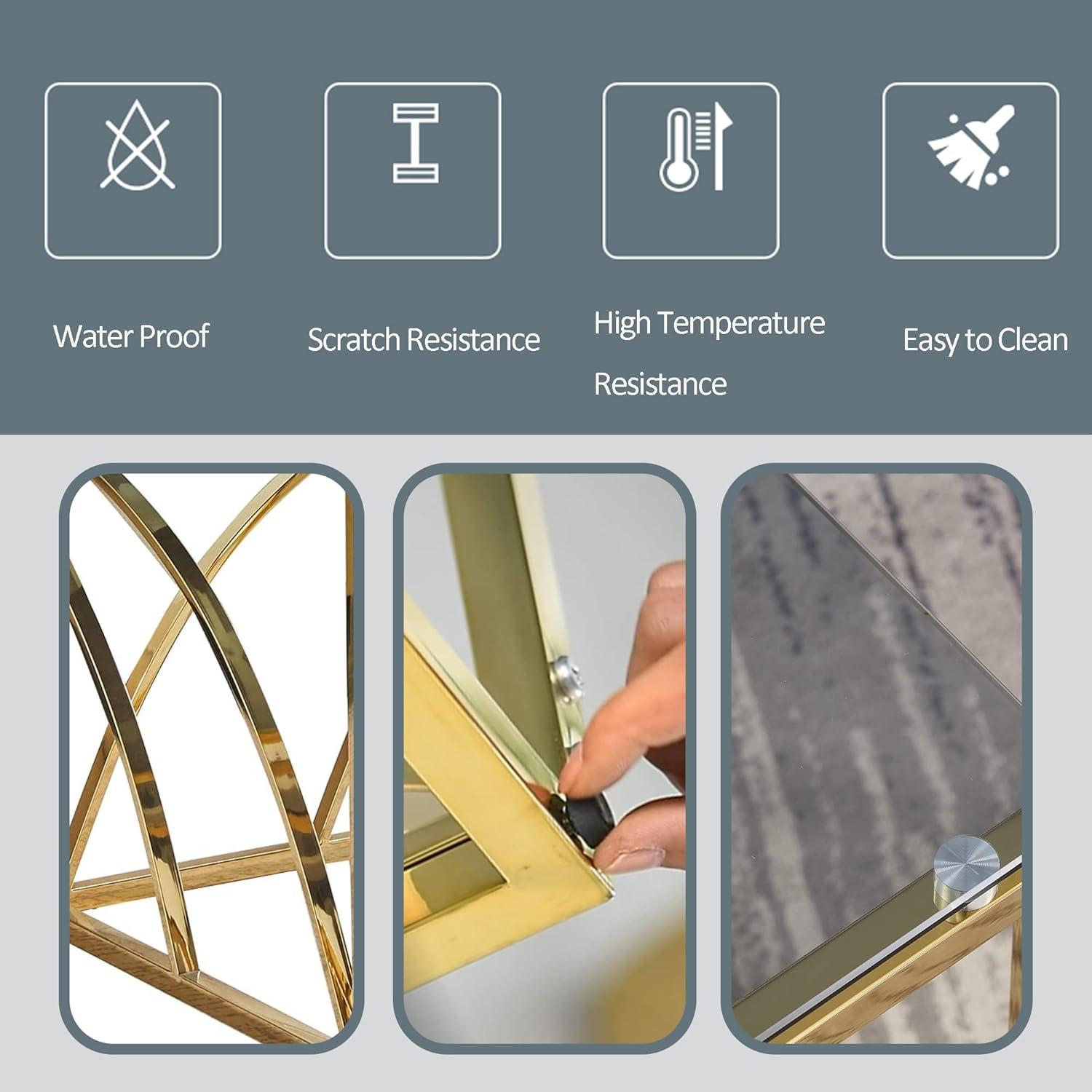 Our Honest Take on the Sleek Gold & Glass Coffee Table for Living Rooms