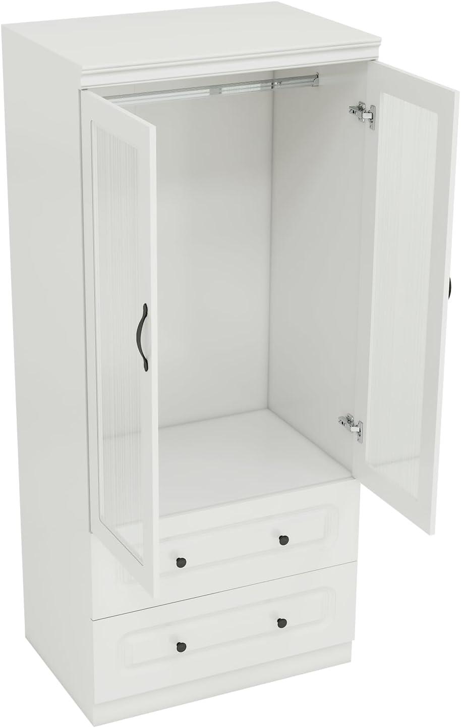 How We Transformed Our Space with GraceGrove's Chic White Wardrobe