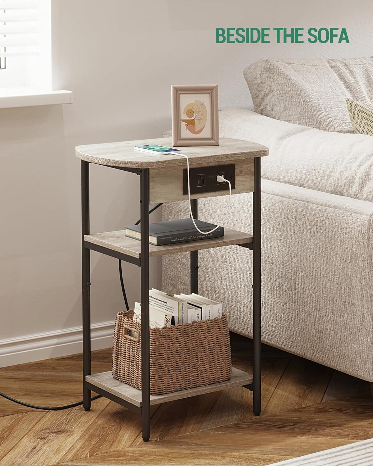 Our Take on the 3-Tier ‍Charging End‌ Table: Space & Style Combined