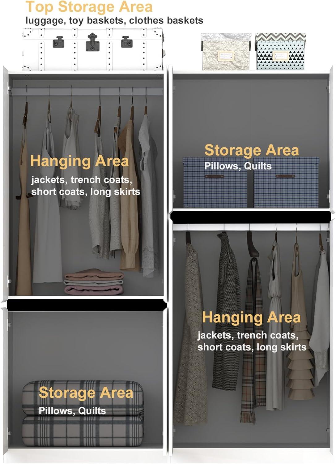 How We Organized Our Space with wakefit's Sleek⁤ 4-Door Wardrobe