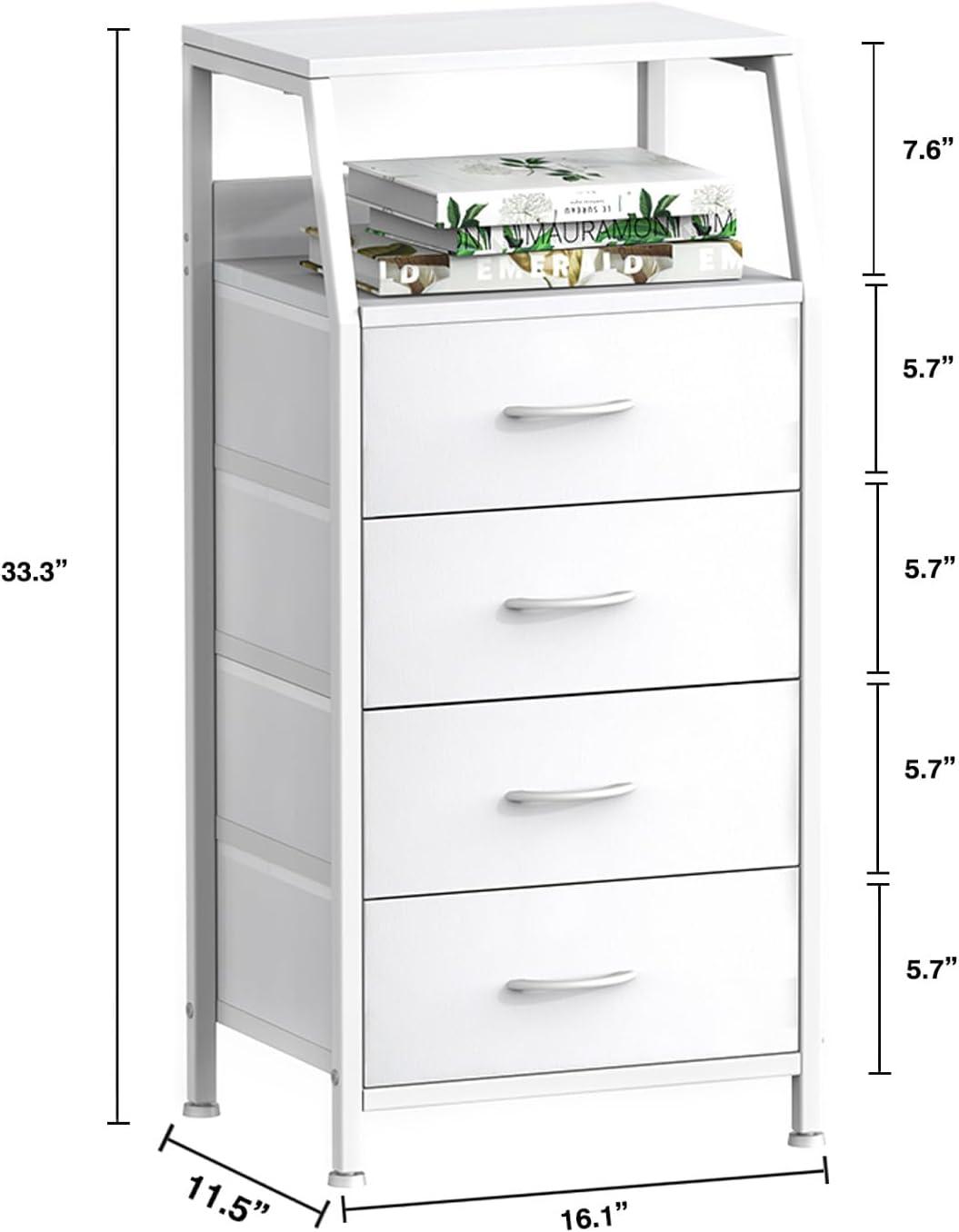 Our Honest Take: Sturdy & Spacious 4-Drawer White Dresser Review