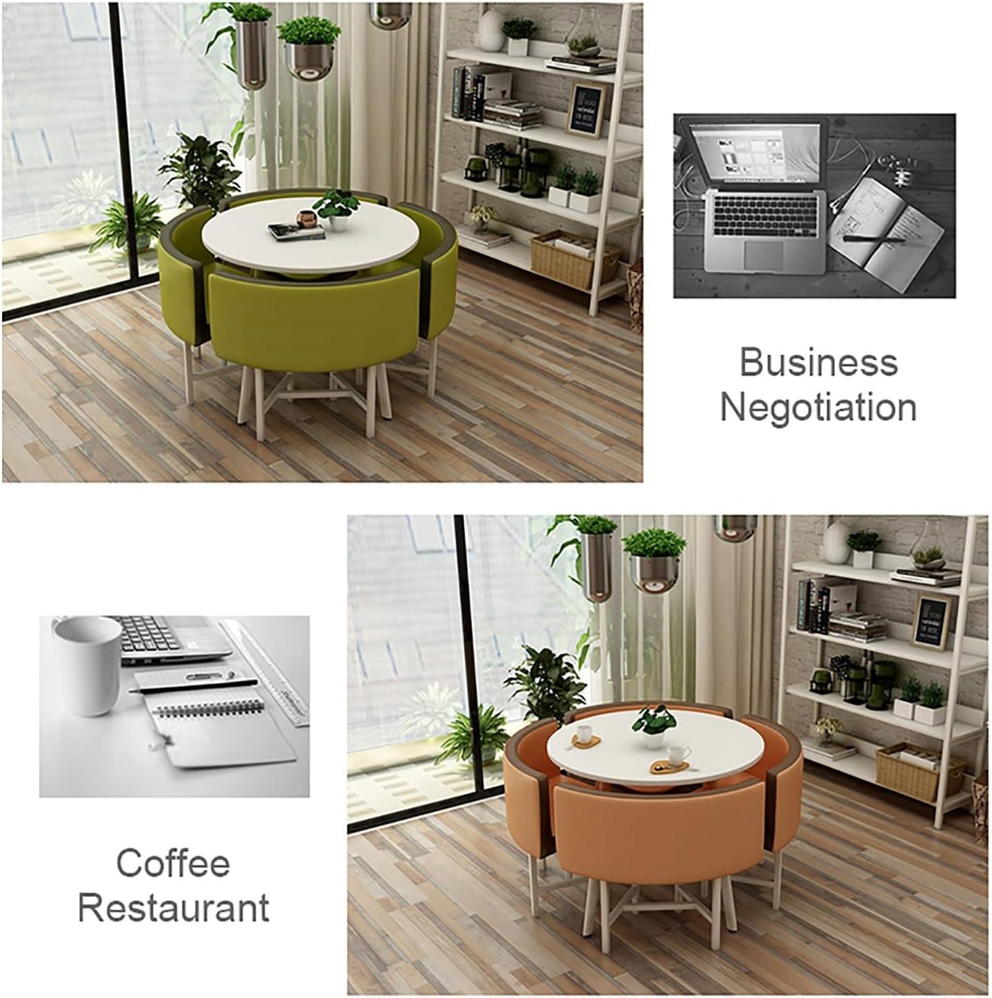 Our Take on the Stylish Leather Square ⁣Dining &‍ Reception Set