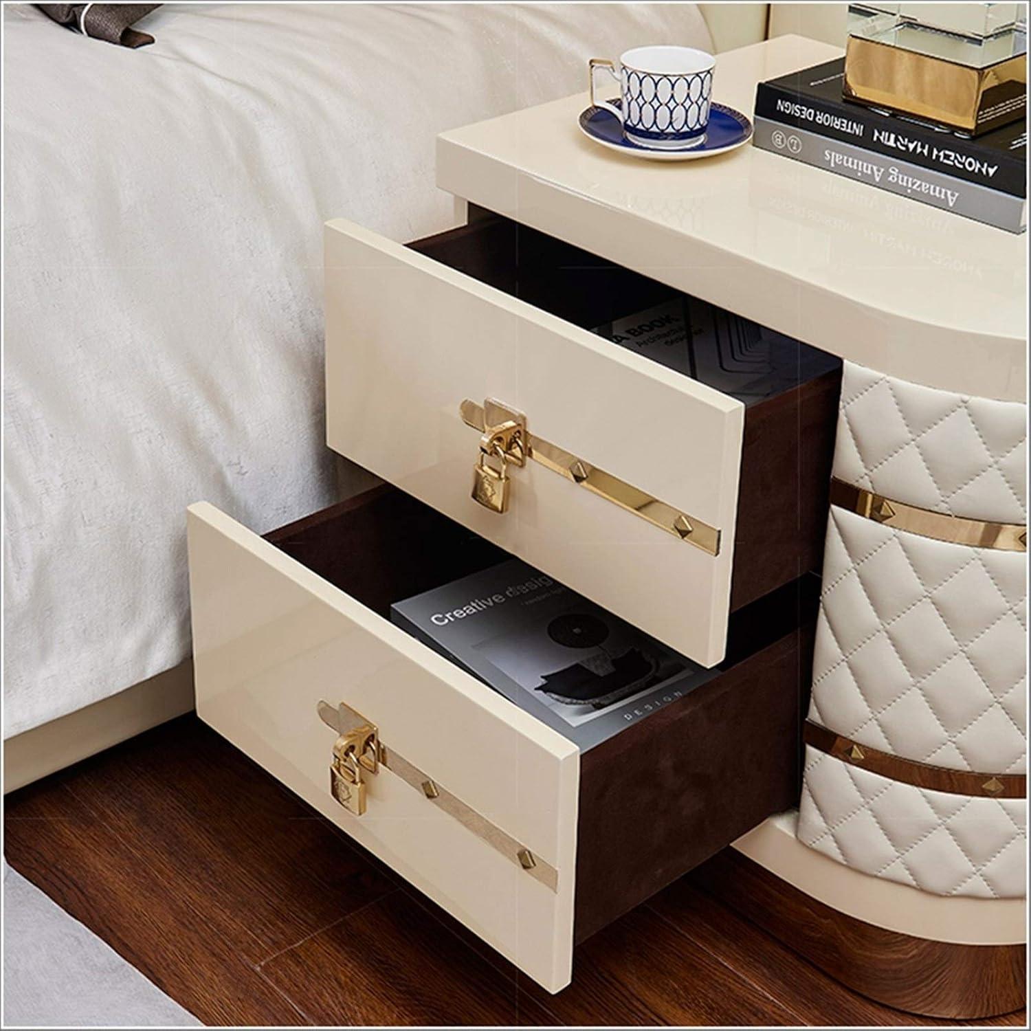 Our Honest Take: Stylish & Spacious White Bedside ⁣Table Review