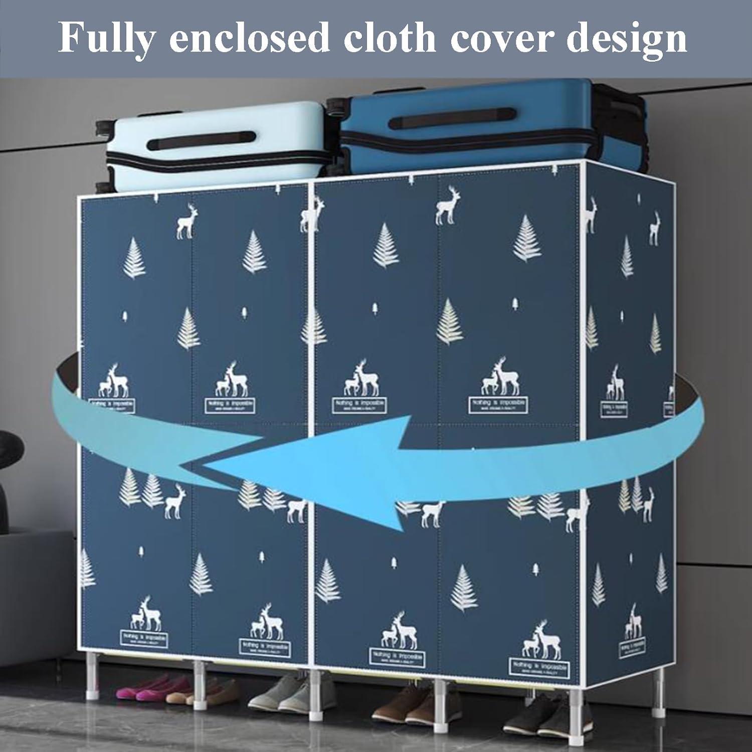 Our Take on the Portable fabric Wardrobe: Stylish & ⁣Spacious Storage