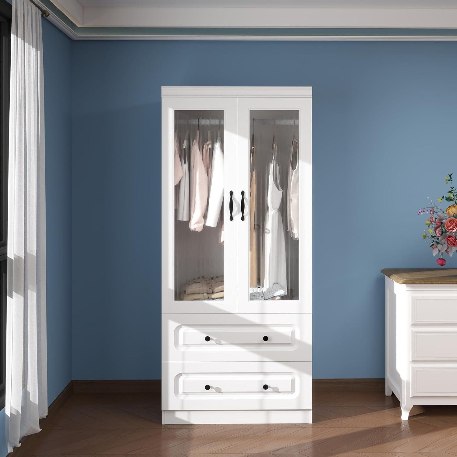 Our Honest Take: Stylish & Space-Saving White Armoire Review