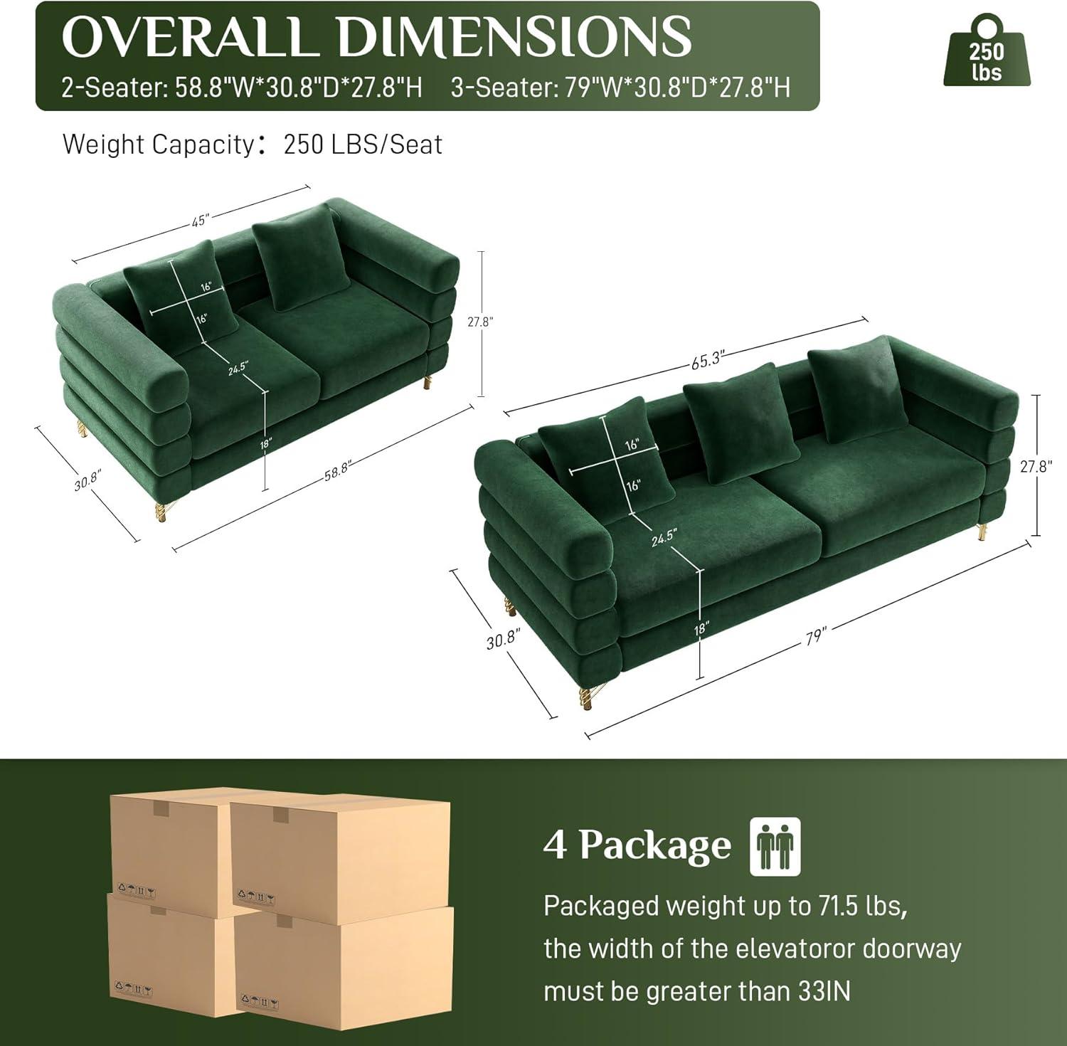 Our Take on the Emerald Velvet Sofa & Loveseat Set: Comfort Meets Style