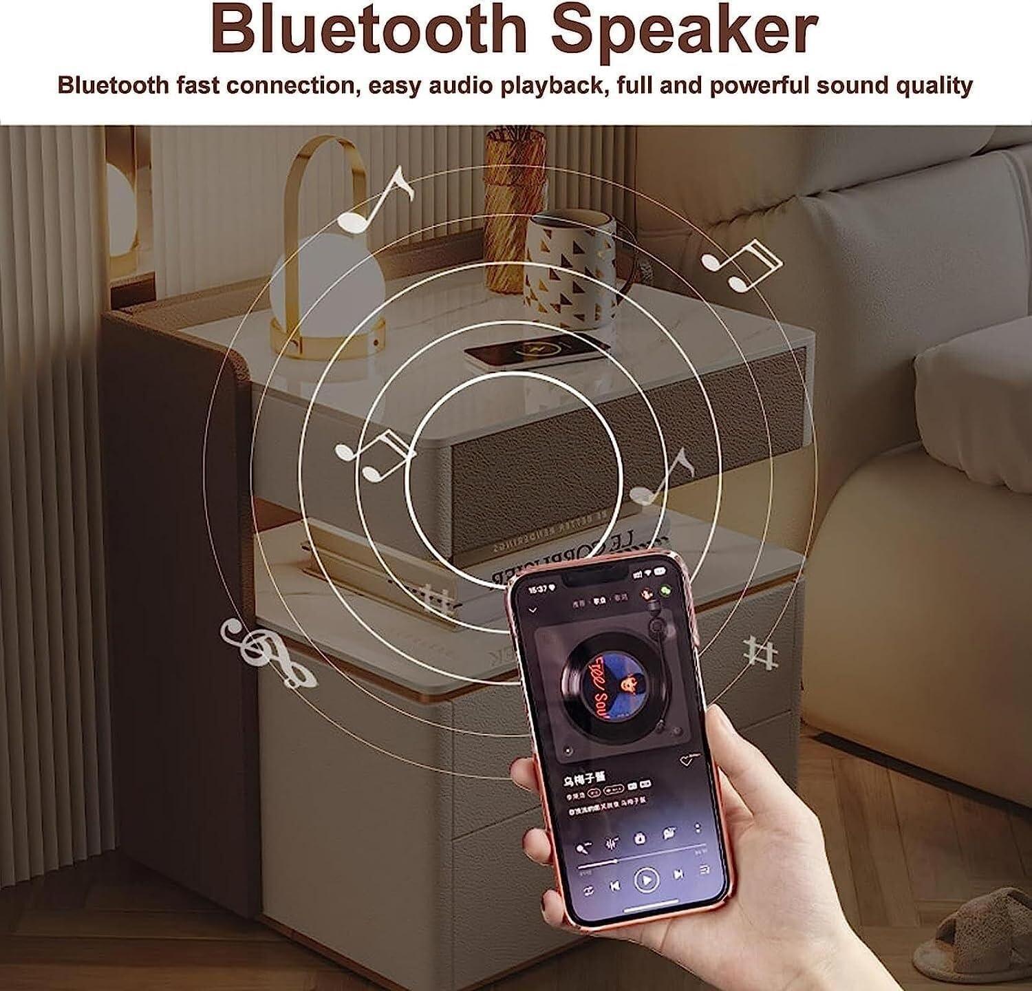 Exploring Our Smart Nightstand: Style, Security & ⁣Tech‍ Combined