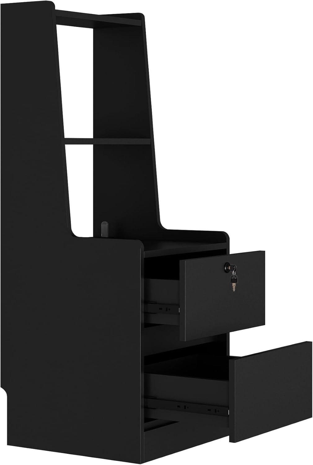 our Take on Modern Nightstands with USB Charging & Night Light