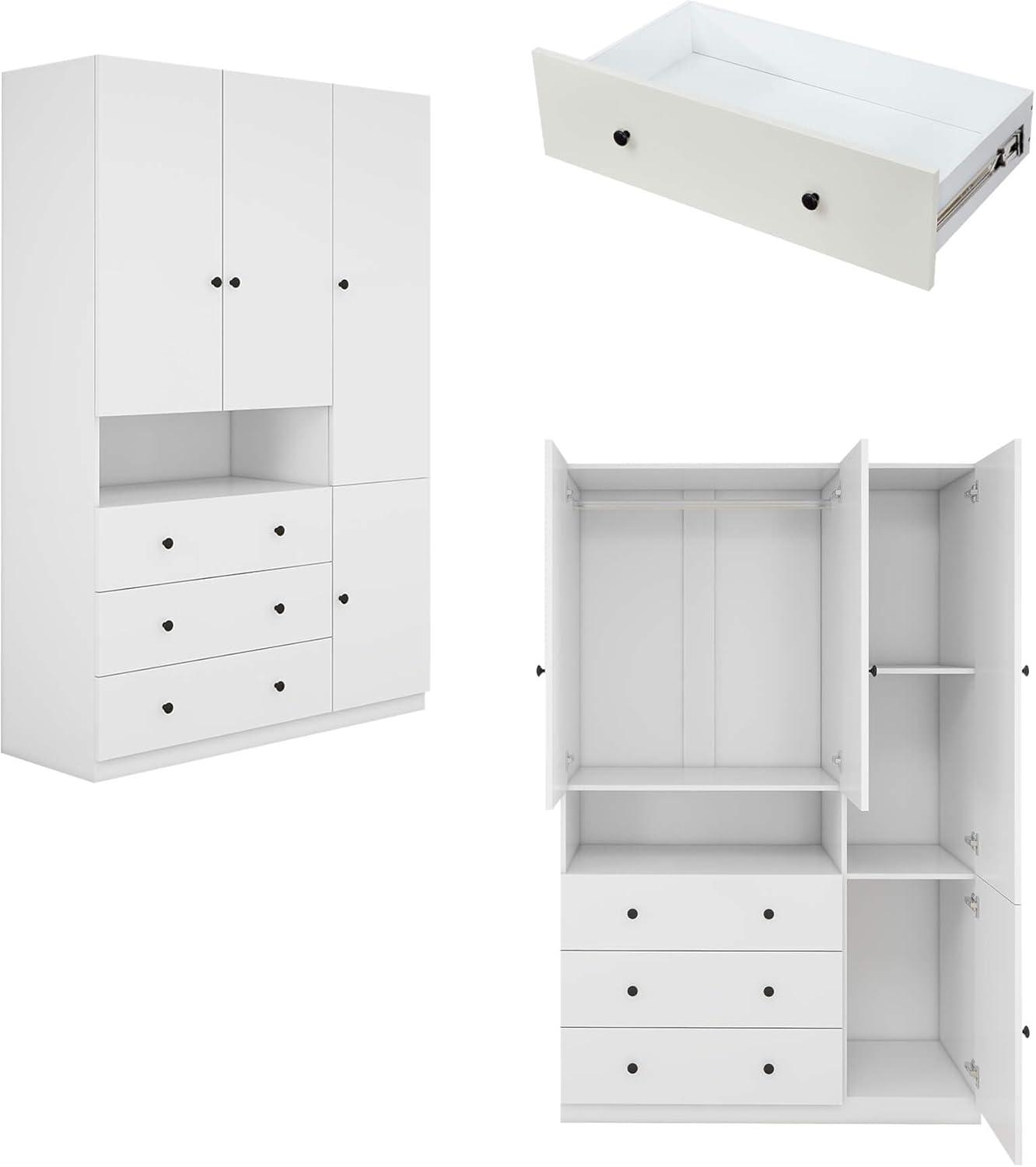 How We Transformed Our Space with GraceGrove's Chic White Wardrobe