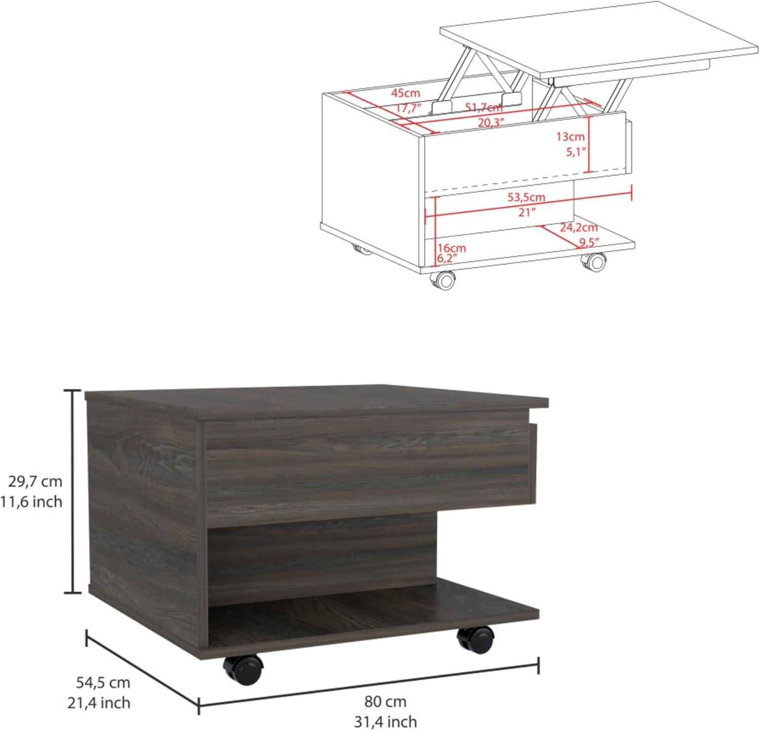 Our Take on the Lift Top Coffee Table with Smart ⁣Storage & Casters