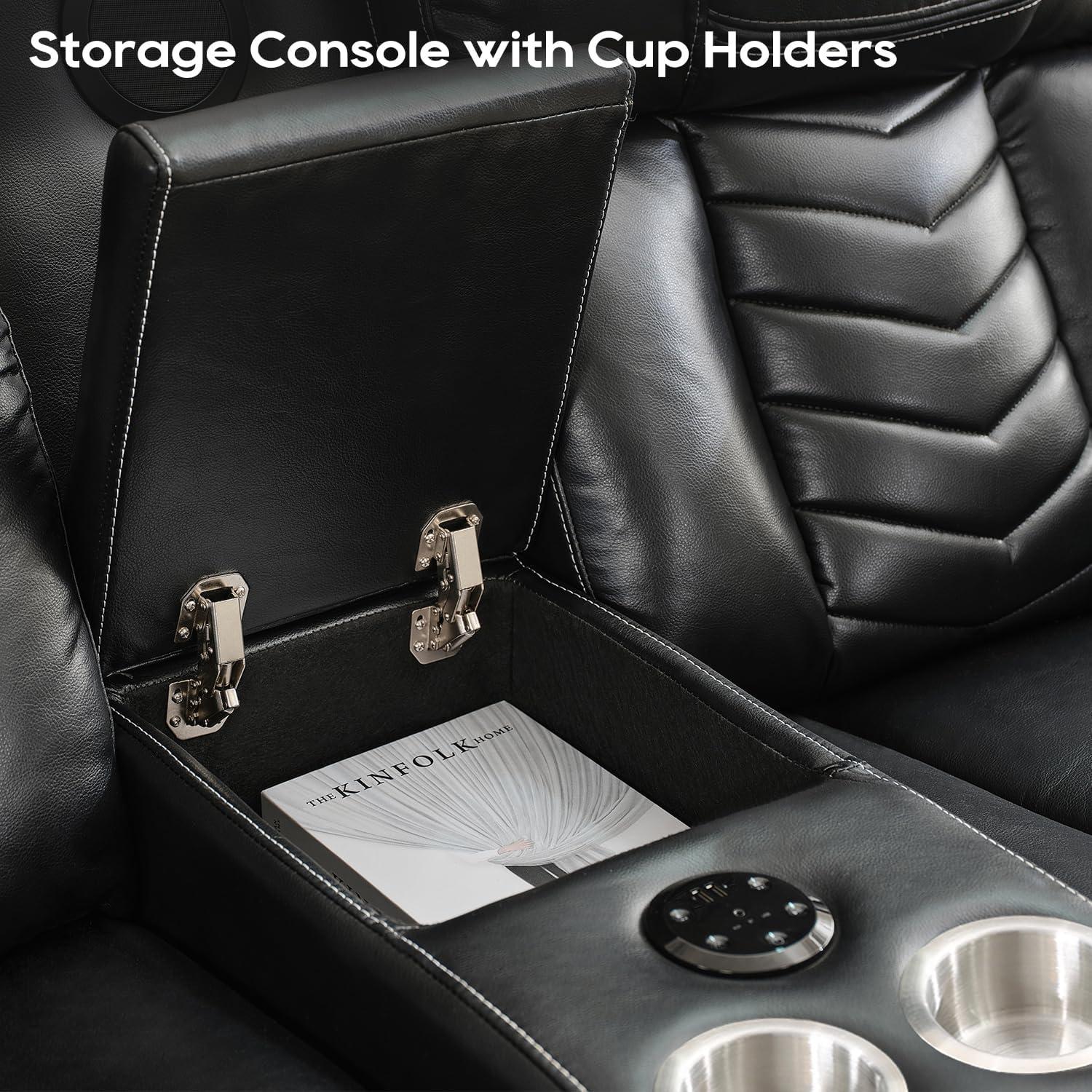 Our Honest Take: Manual Recliner ⁣Sofa with Wireless Charging & Sound