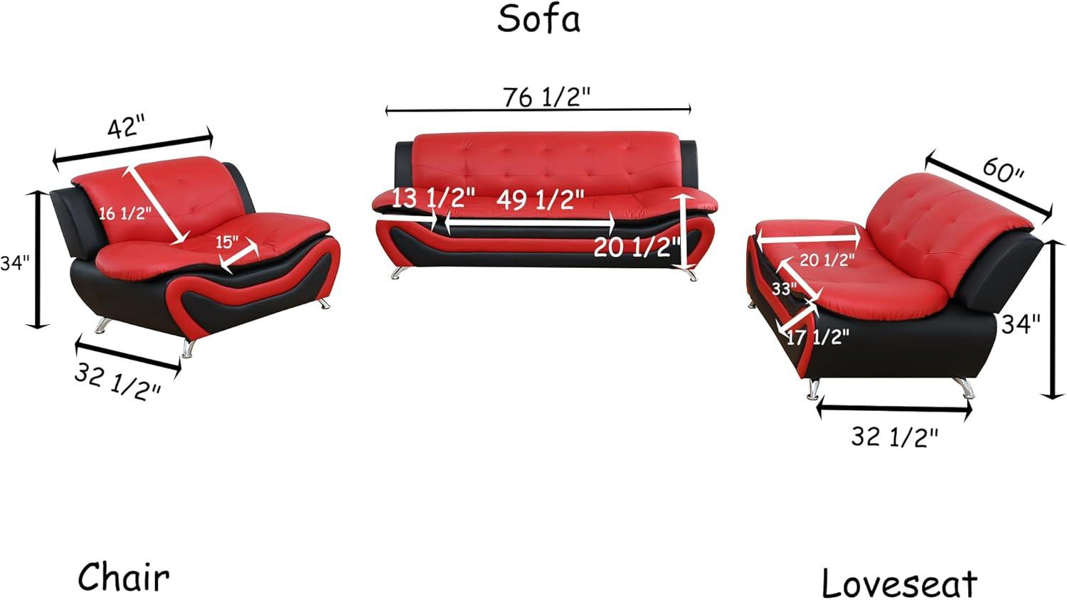 Our Honest ⁤Take on ⁢Toseslo's Stylish Black & Red Leather set