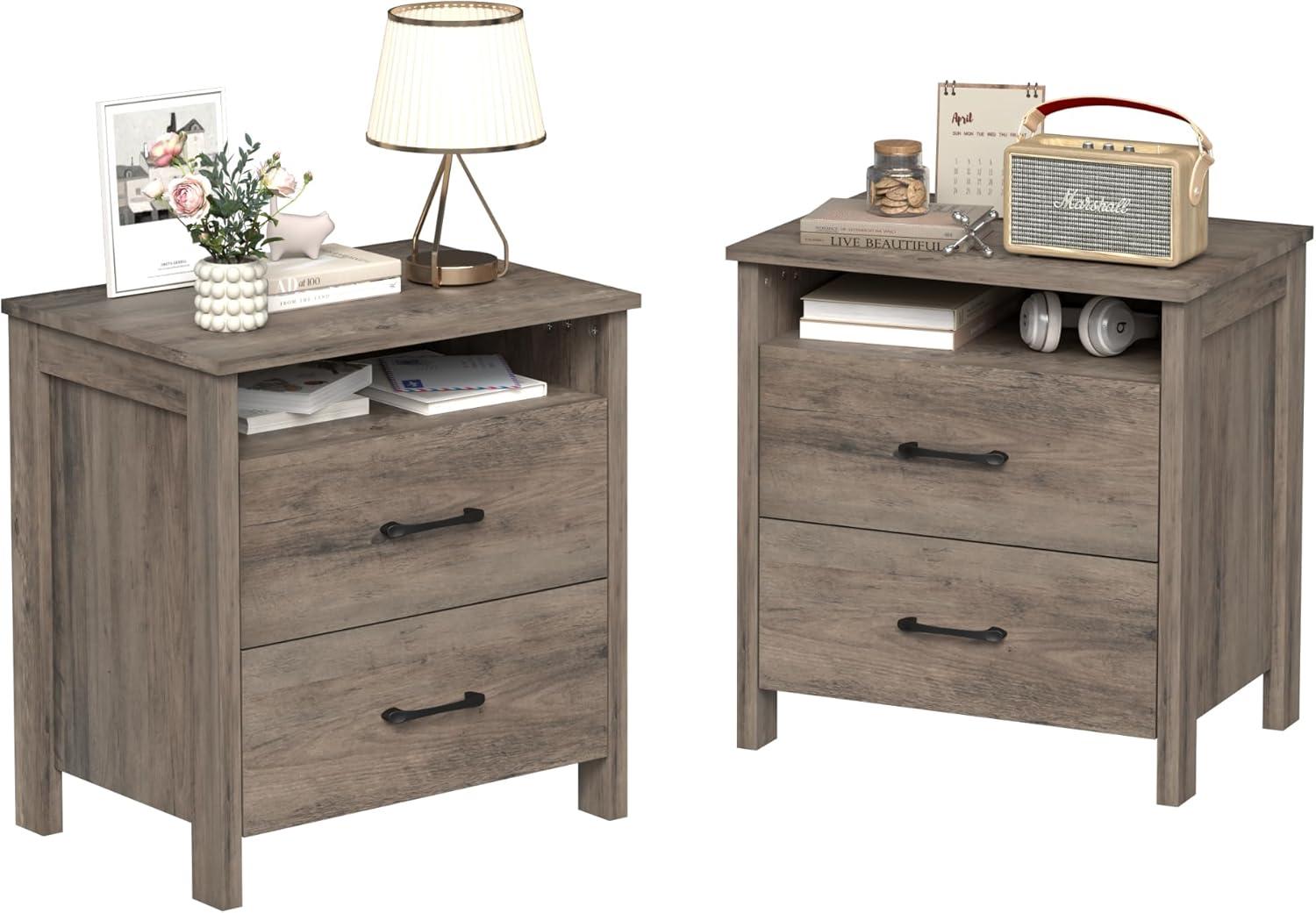 Why We Love Our Rustic Farmhouse Nightstand Set: Practical & Stylish