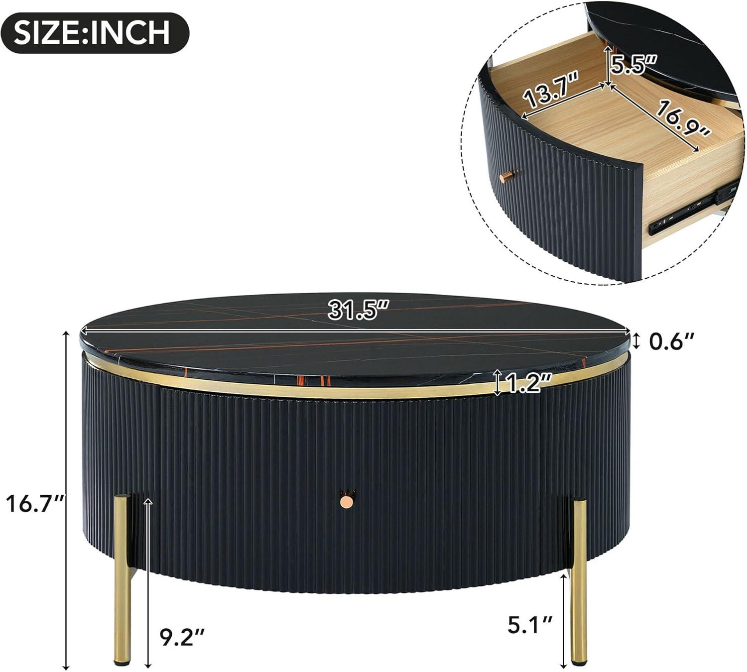 Our⁢ Take on the Stylish Round Coffee Table: Elegant & Functional