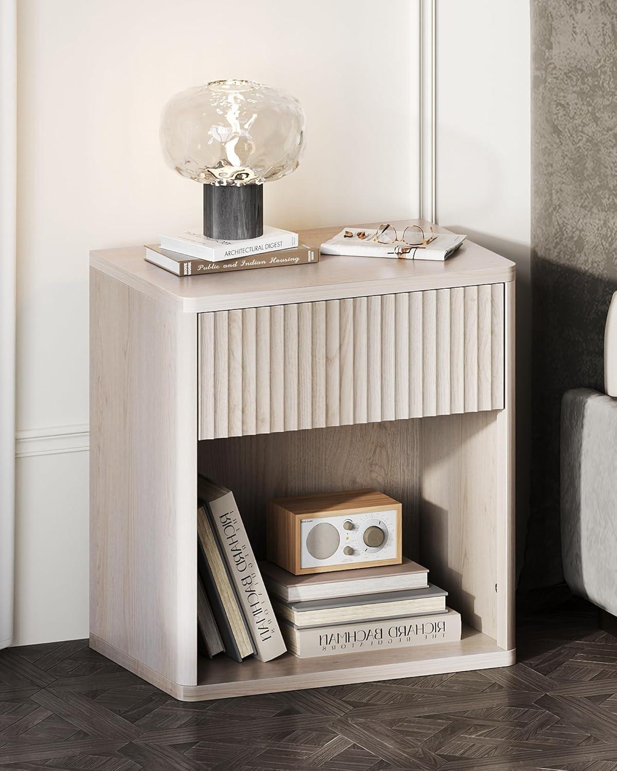 Our Honest Take on WLIVE's Stylish Mid-Century Nightstand Set