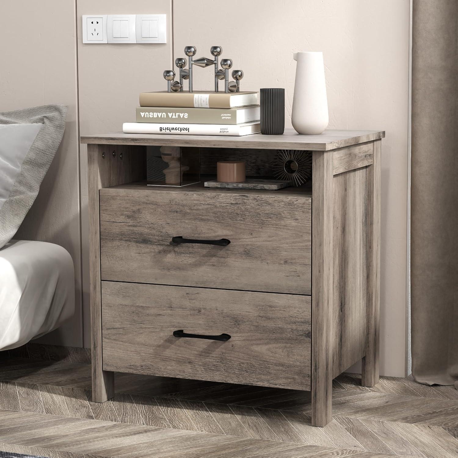 why We Love Our Rustic Farmhouse Nightstand Set: Practical & Stylish
