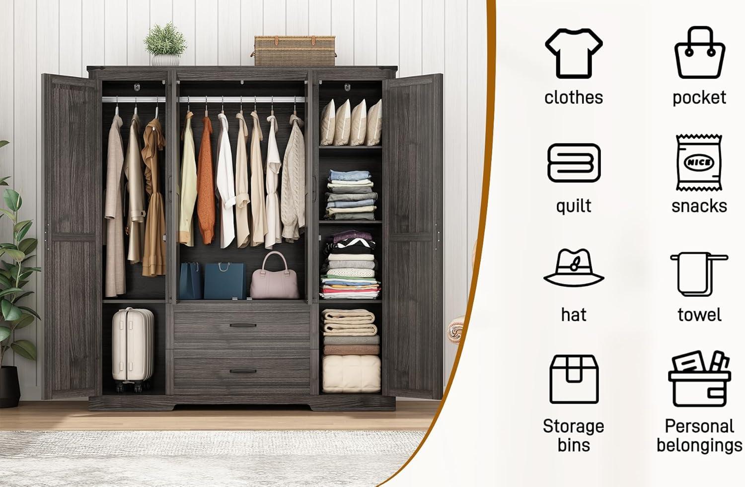Our Honest Take on the 4-Door Farmhouse Armoire: Looks & lessons