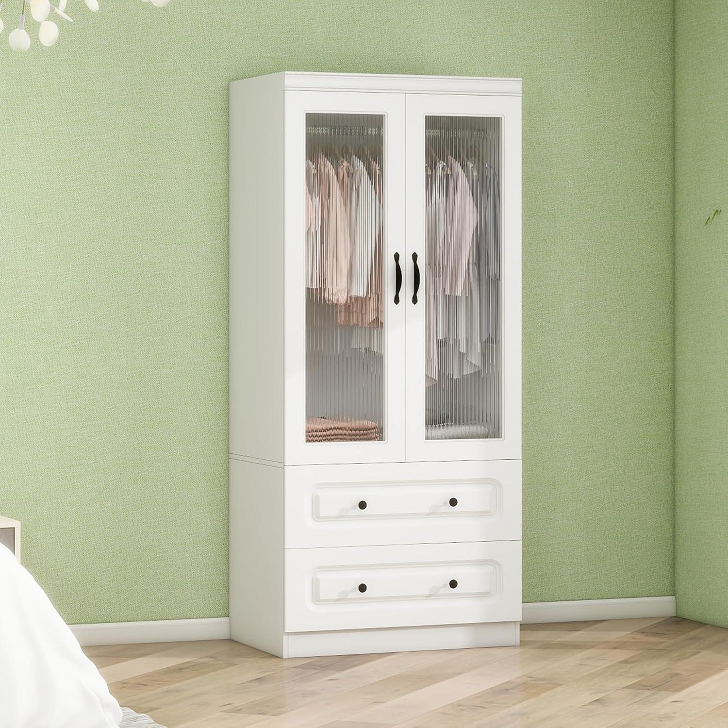 How We Transformed Our Space with GraceGrove's Chic White Wardrobe