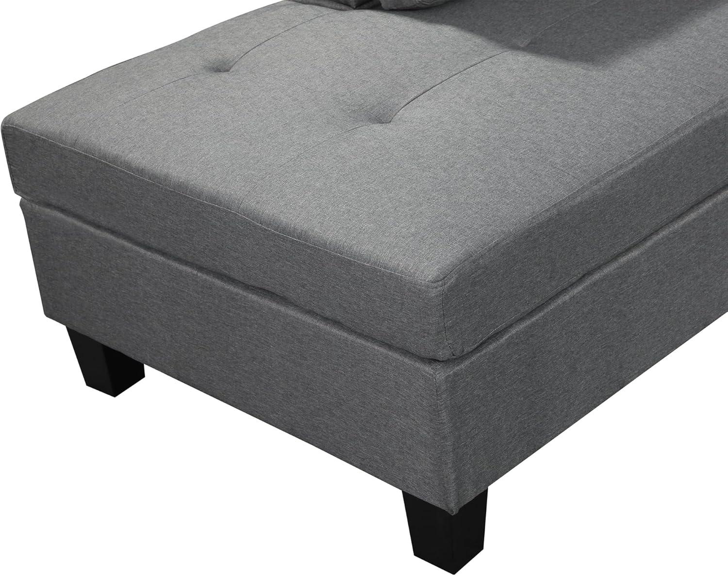 Our honest Take on the Grey Sectional Sofa​ with Storage & ‍Chaise