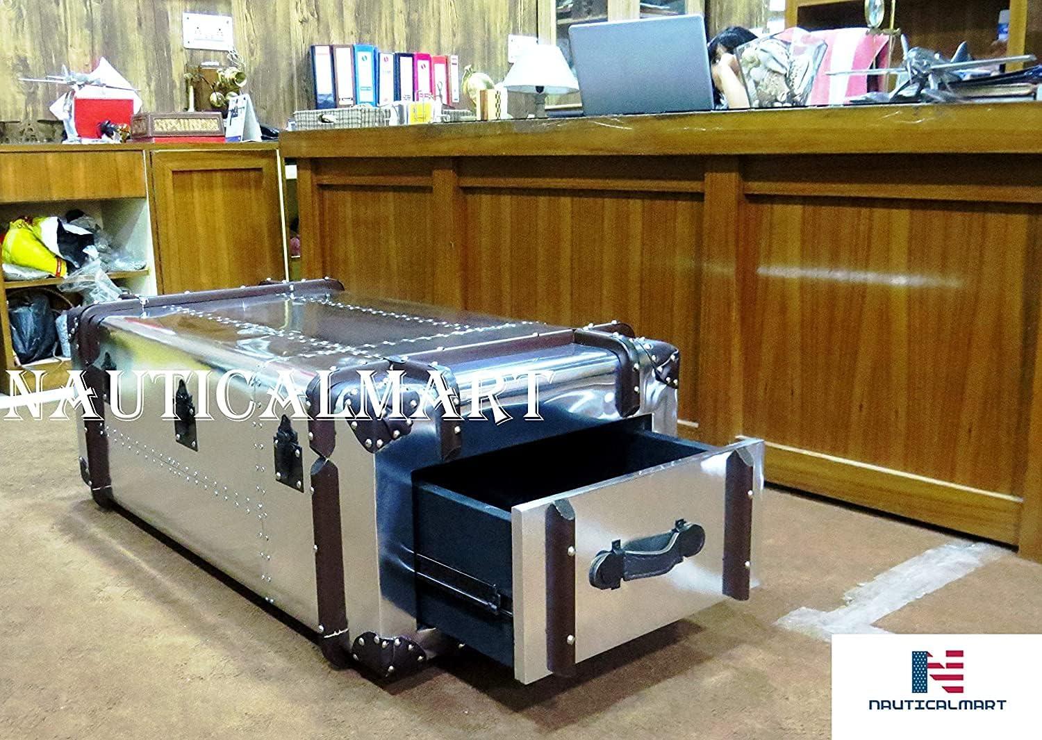 our Take on⁢ Richard's Trunk Coffee Table: ⁢Vintage Aviation Charm