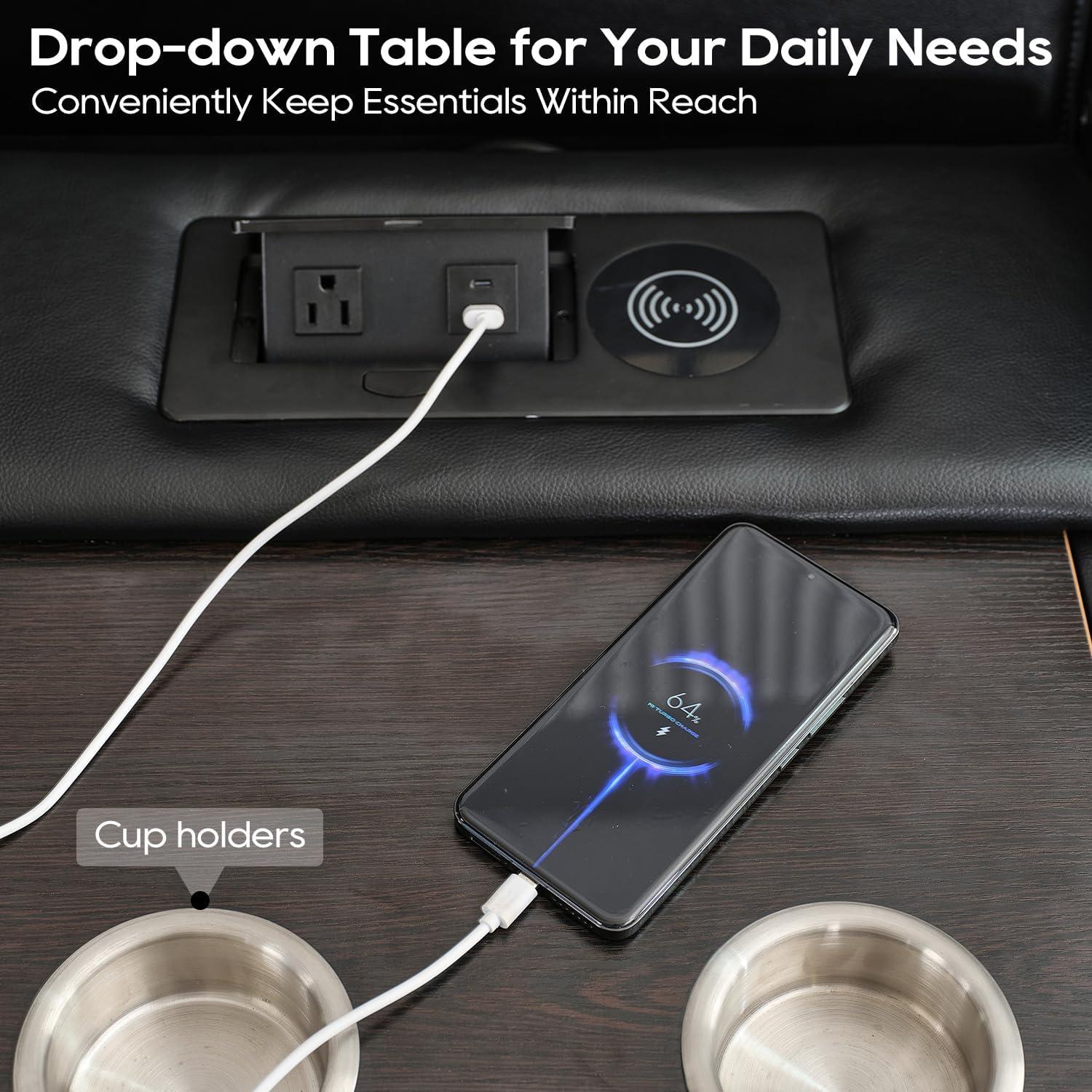 Our⁢ Honest Take: ‌Manual Recliner Sofa with Wireless Charging⁣ & Sound