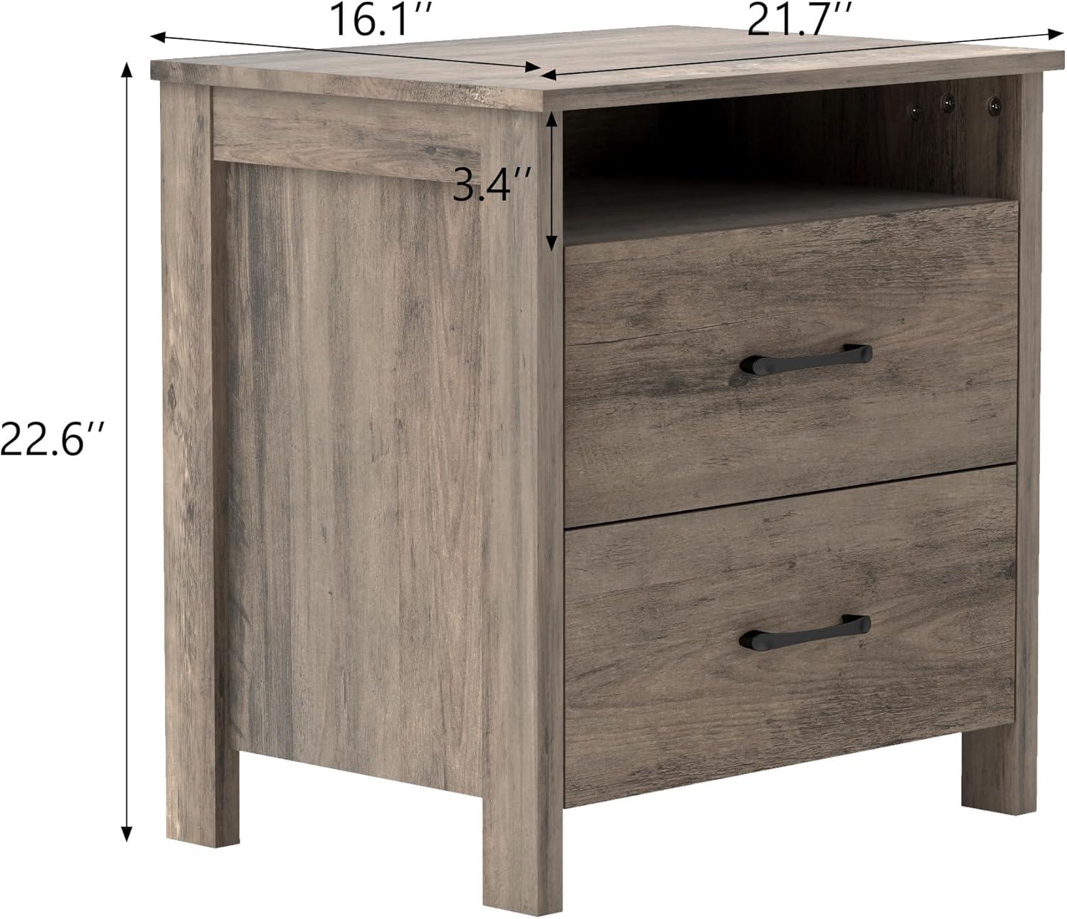 Why We Love Our Rustic Farmhouse Nightstand Set: Practical & Stylish