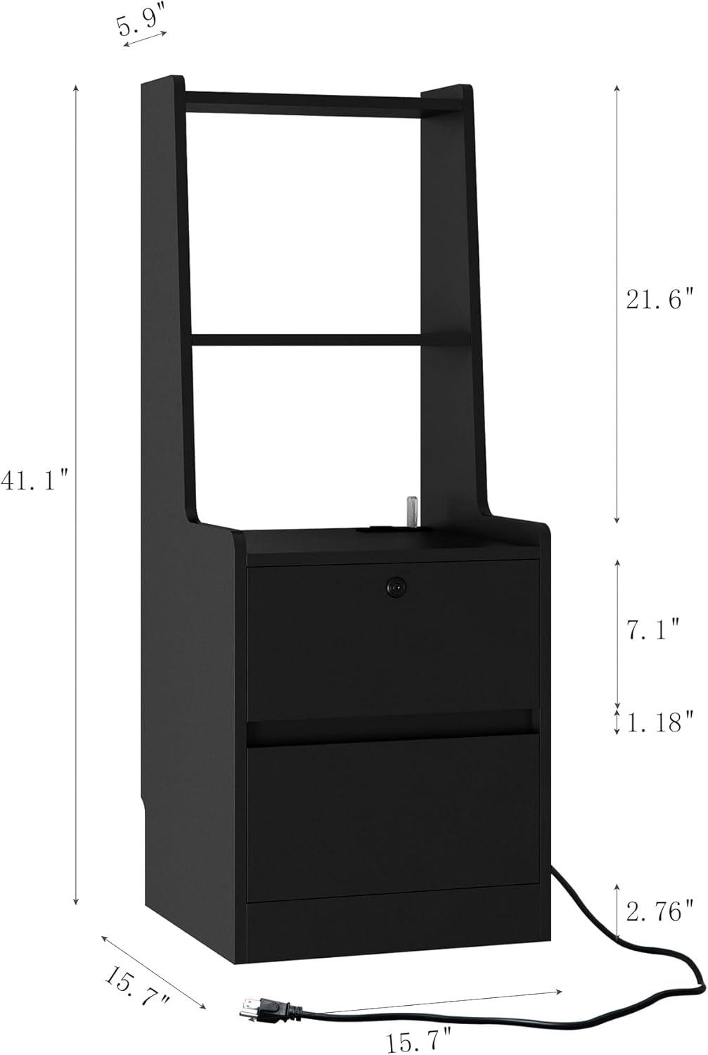 Our Take on Modern Nightstands with USB Charging & Night Light