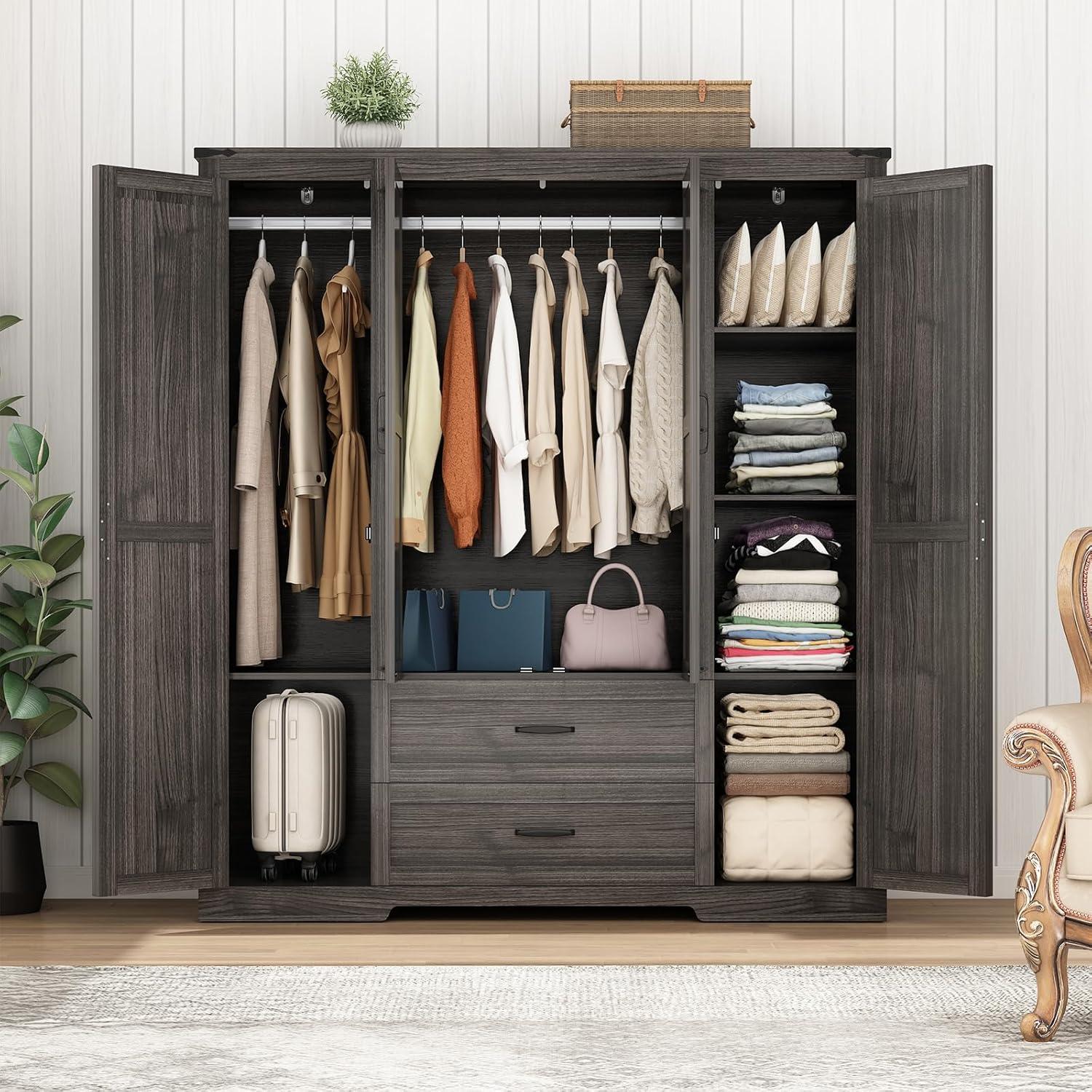Our Honest Take on the 4-Door Farmhouse Armoire: Looks & Lessons