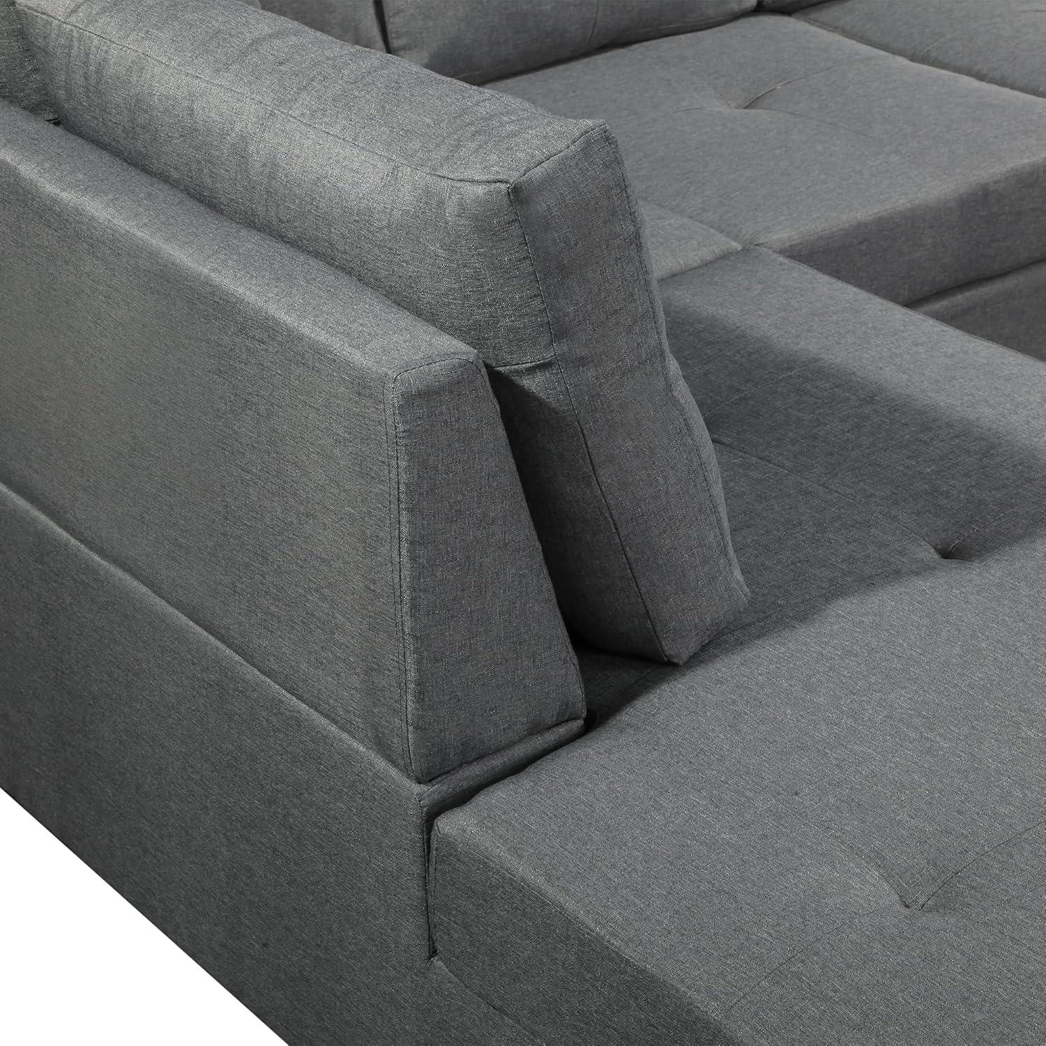 Our Honest Take on the Grey ‌Sectional Sofa with Storage & Chaise